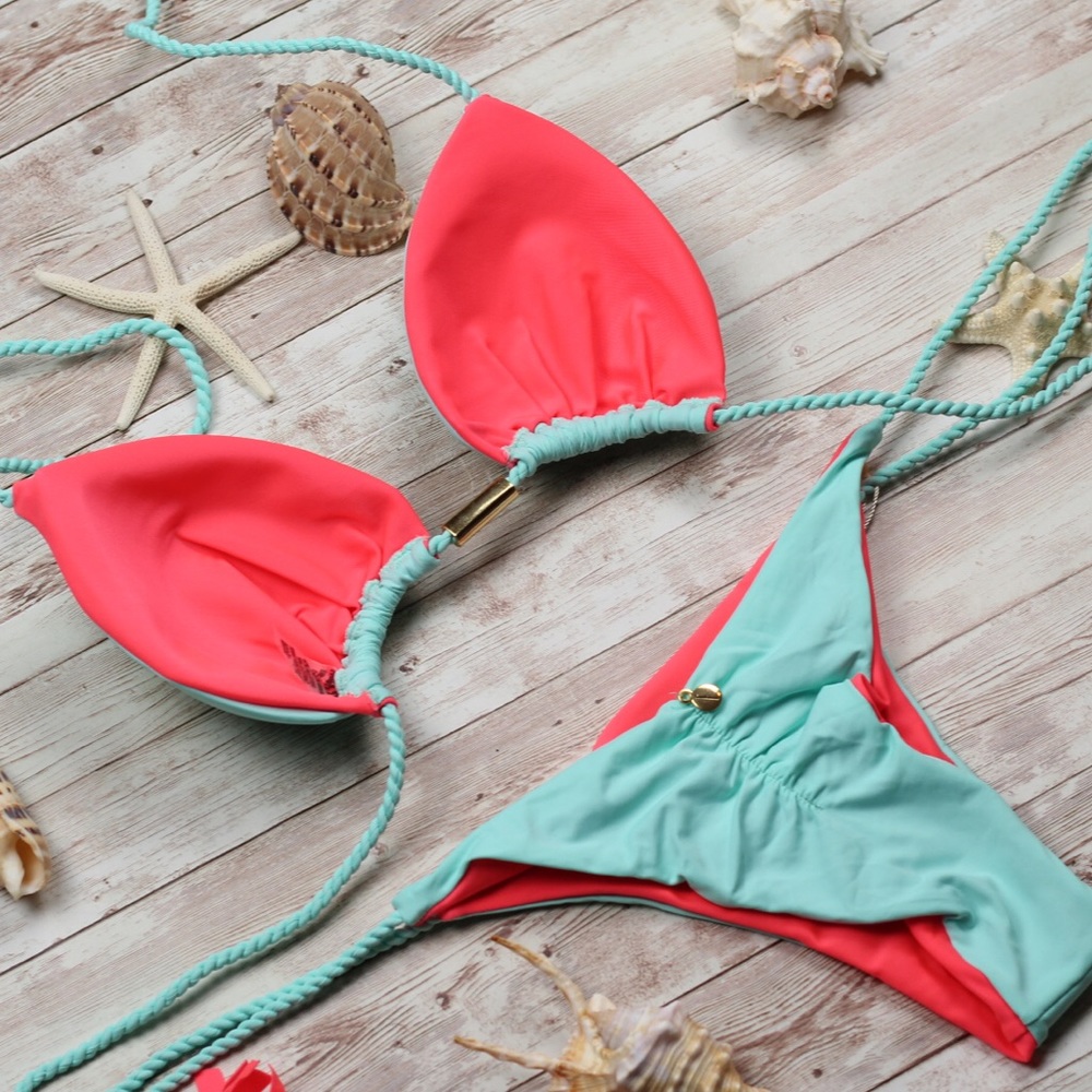 Double face bikini set - top & bottom - 2 piece - Picture 6 of 16